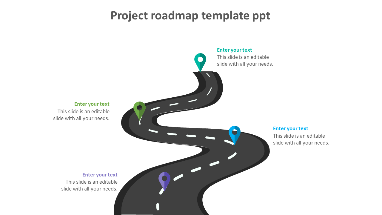 project roadmap template ppt